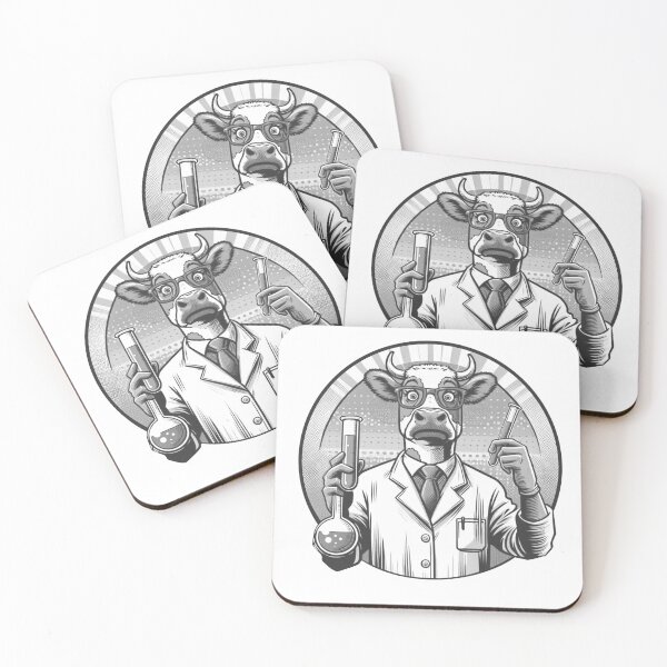 Item preview, Cow in science designed and sold by Osher-BioArt.