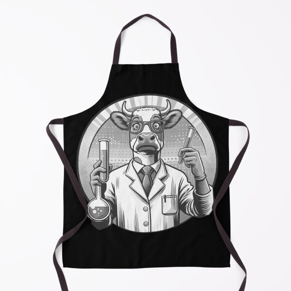 Item preview, Cow in science designed and sold by Osher-BioArt.