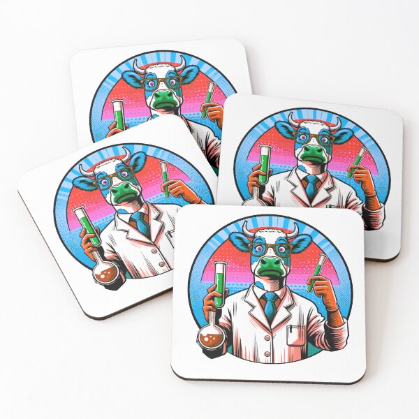 Item preview, Cow in science designed and sold by Osher-BioArt.