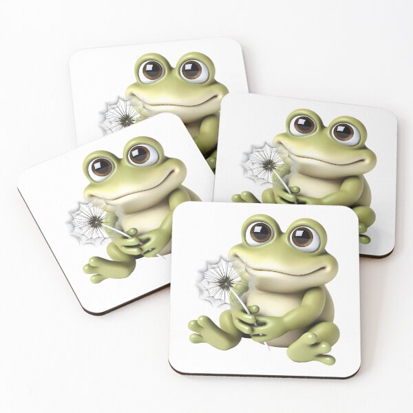 Item preview, Dreamy Little Frog with a Wish. designed and sold by Linework Studio.