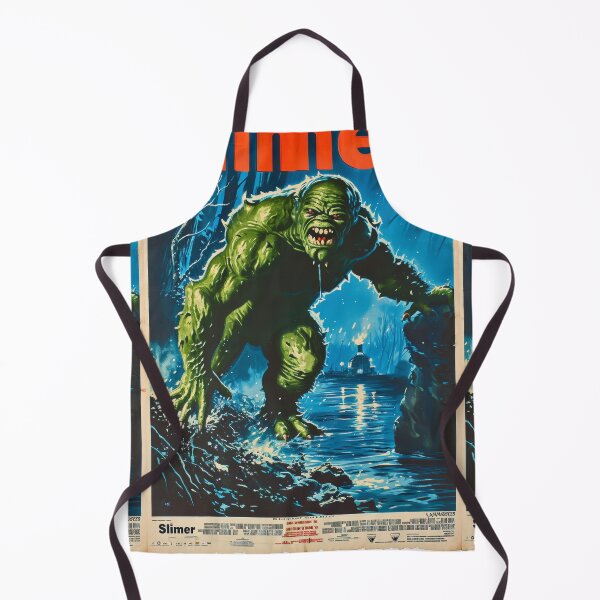 Item preview, Green Grotesque Creature in Retro Poster Style designed and sold by Piotrek0001.