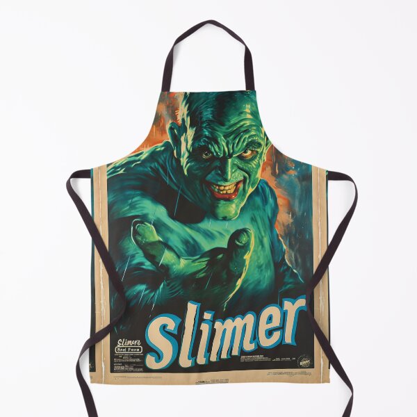 Item preview, Green Grotesque Creature in Retro Poster Style designed and sold by Piotrek0001.
