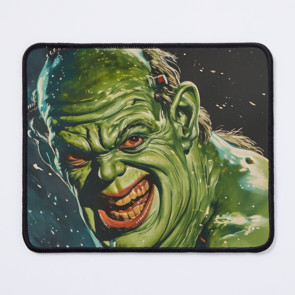 Item preview, Green Grotesque Creature in Retro Poster Style designed and sold by Piotrek0001.