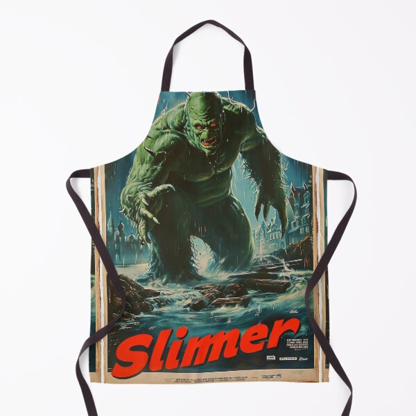 Item preview, Green Grotesque Creature in Retro Poster Style designed and sold by Piotrek0001.