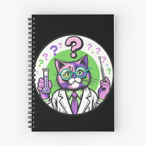 Item preview, Cat in science designed and sold by Osher-BioArt.
