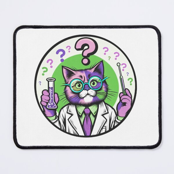 Item preview, Cat in science designed and sold by Osher-BioArt.