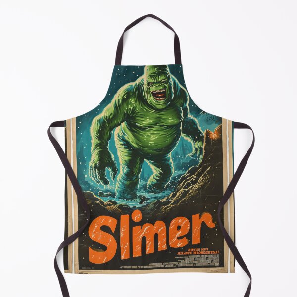Item preview, Green Grotesque Creature in Retro Poster Style designed and sold by Piotrek0001.