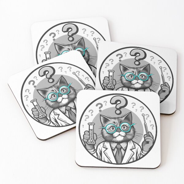 Item preview, Cat in science designed and sold by Osher-BioArt.