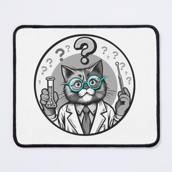 Item preview, Cat in science designed and sold by Osher-BioArt.
