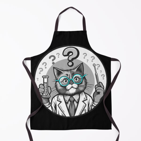 Item preview, Cat in science designed and sold by Osher-BioArt.