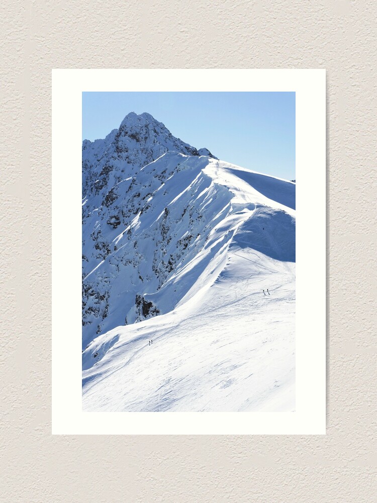 Thumbnail 1 of 3, Art Print, Świnica in Winter Glory - Tatra Mountains 2018 designed and sold by SimonGA.