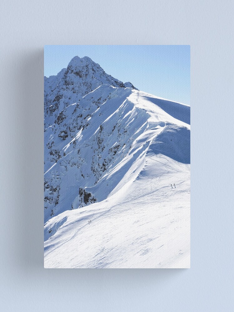 Thumbnail 1 of 3, Canvas Print, Świnica in Winter Glory - Tatra Mountains 2018 designed and sold by SimonGA.