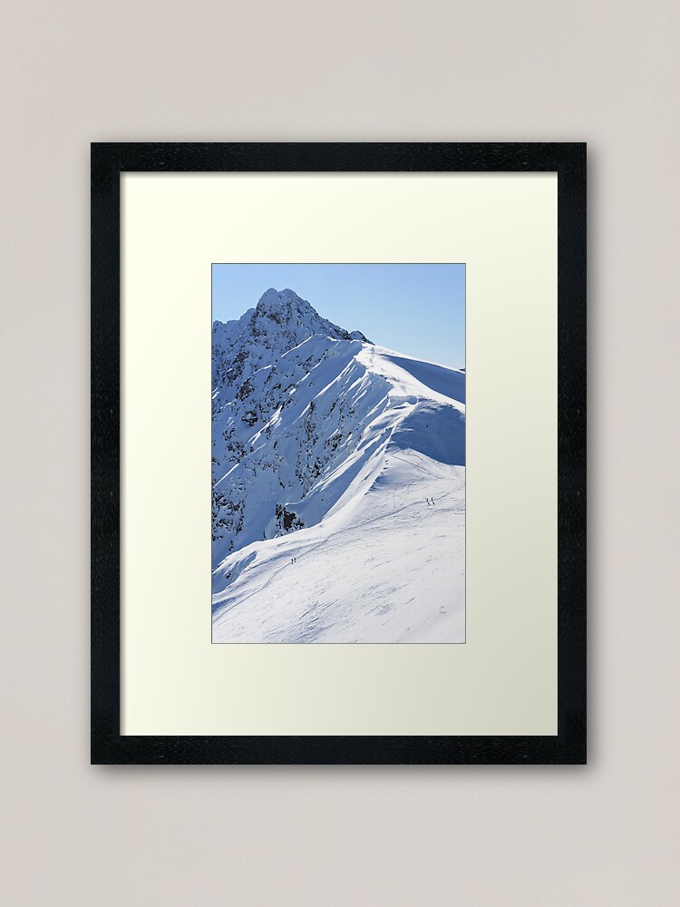 Thumbnail 1 of 7, Framed Art Print, Świnica in Winter Glory - Tatra Mountains 2018 designed and sold by SimonGA.