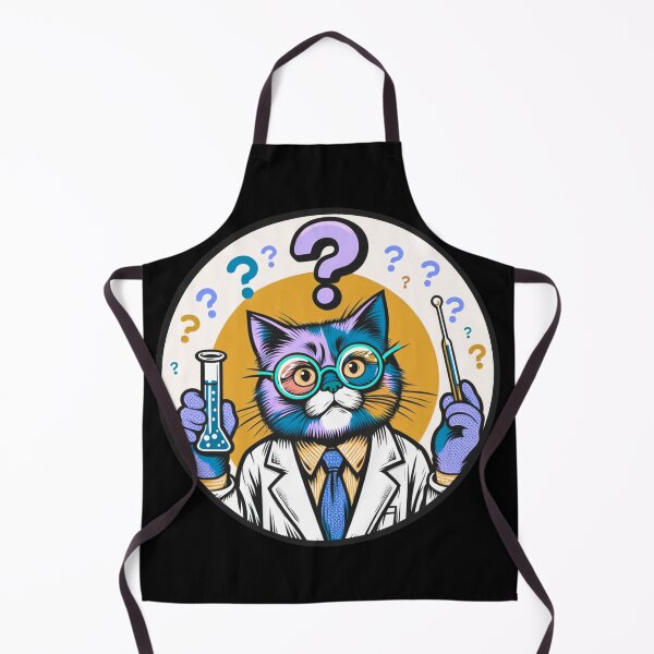 Item preview, Cat in science designed and sold by Osher-BioArt.