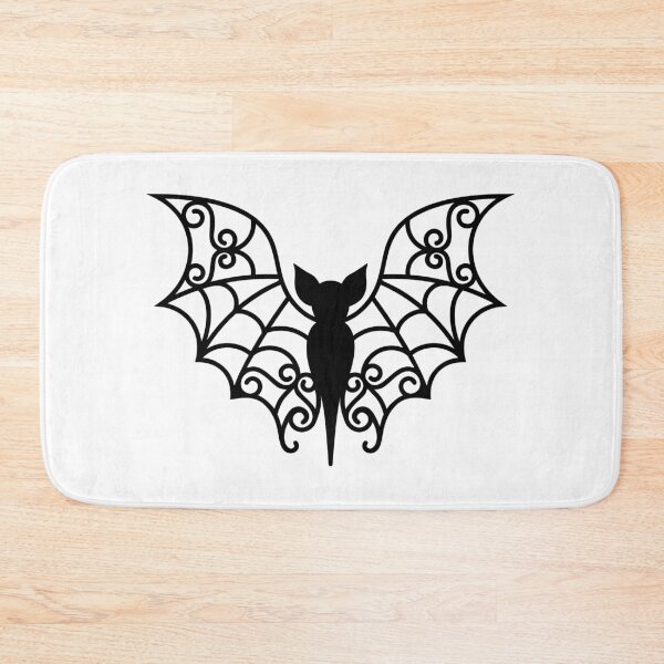 Item preview, Ornamental bat tattoo designed and sold by AnnArtshock.