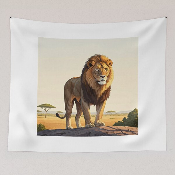 Item preview, King of the Savanna designed and sold by artistmagicshop.