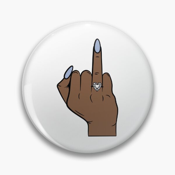 Item preview, Heart Wedding Ring Finger - Funny Engagement Ring designed and sold by dottiedigitals.