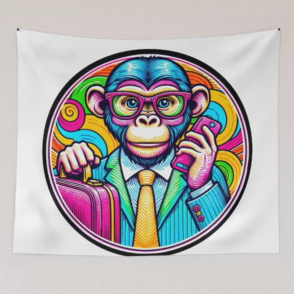 Item preview, Monkey business  designed and sold by Osher-BioArt.
