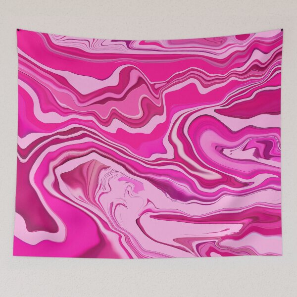 Item preview, Pink Swirls Abstract Liquid Swirls Modern Retro Swirls 1 of 4 designed and sold by Beachy.