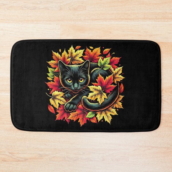 Item preview, Cat Leaf Fall Tree Hello Autumn - The perfect gift for cat lovers and autumn enthusiasts! designed and sold by Zyziowsky.