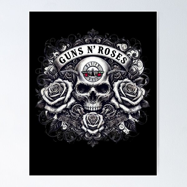 Item preview, Guns N' Roses – Iconic Rock Band Tribute Art designed and sold by DigitalMoods.