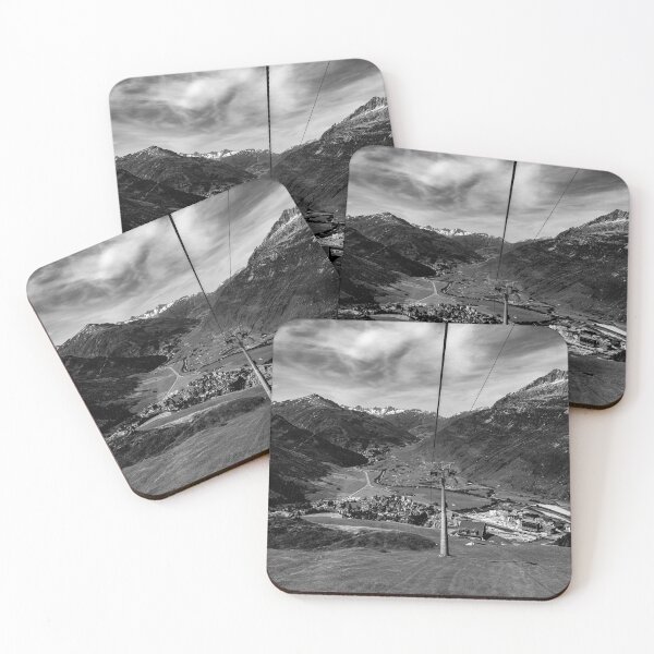 Item preview, Beautiful Panoramic View From Overhead Cable Car over New and Old Cityscape designed and sold by Mats Silvan.