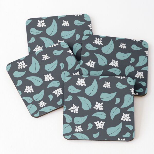 Item preview, Leaves and floral seamless pattern.  designed and sold by HippoInkStudio.