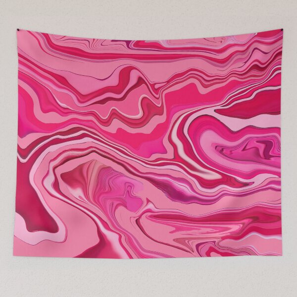 Item preview, Pink Swirls Abstract Liquid Swirls Modern Retro Swirls 2 of 4 designed and sold by Beachy.