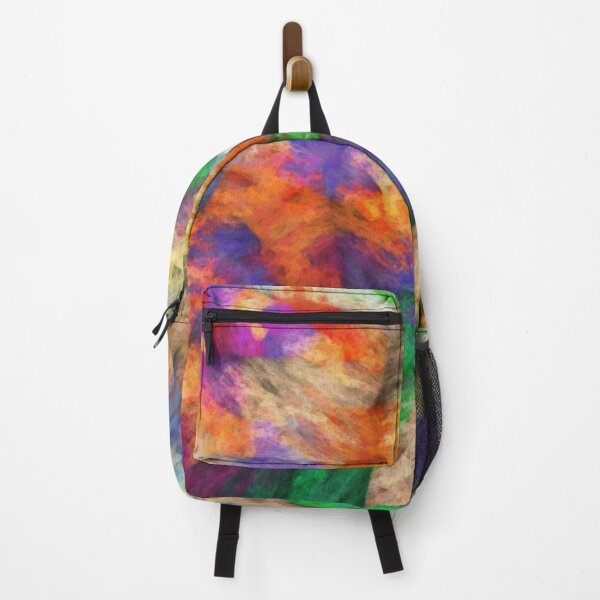 Item preview, Abstract multicolor artwork. Colorful brush strokes of oil painting on canvas - 2 designed and sold by Ermes.S.