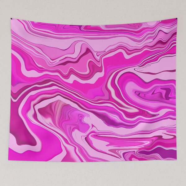 Item preview, Pink Swirls Abstract Liquid Swirls Modern Retro Swirls 3 of 4 designed and sold by Beachy.