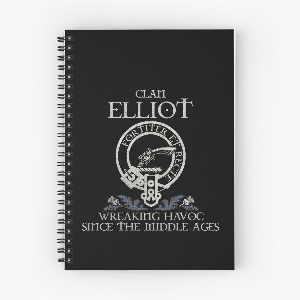 Item preview, Clan Elliot crest Scottish surname tartan Thistle vintage designed and sold by Clan1093.