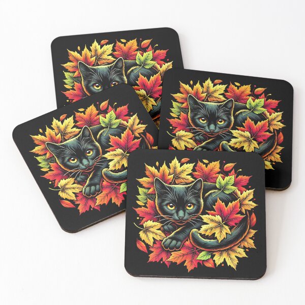 Item preview, Cat Leaf Fall Tree Hello Autumn - The perfect gift for cat lovers and autumn enthusiasts! designed and sold by Zyziowsky.