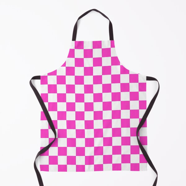 Item preview, Pink and White Checkerboard Grid designed and sold by OneThreeSix.