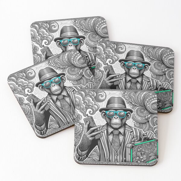 Item preview, Monkey in business  designed and sold by Osher-BioArt.