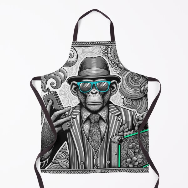Item preview, Monkey in business designed and sold by Osher-BioArt.