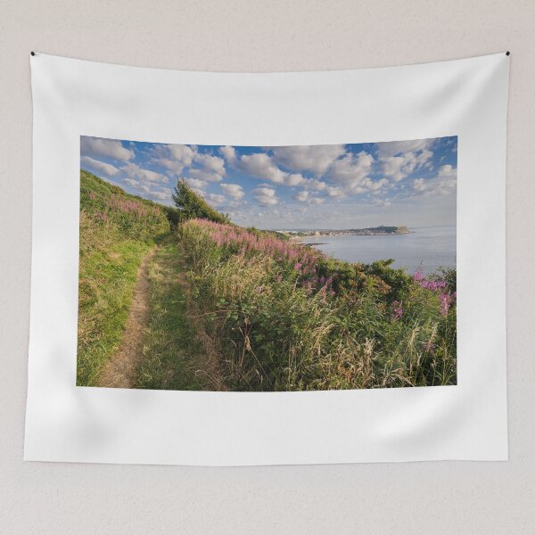 Item preview, Scarborough South Bay Landscape seen from the Cleveland Way designed and sold by MichaelBShannon.