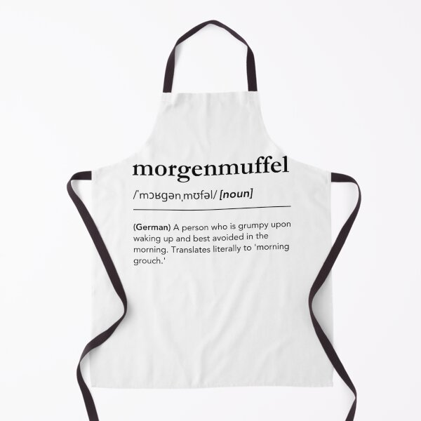 Item preview, Morgenmuffel definition, German Words, Morning Grouch designed and sold by lagunaklein.