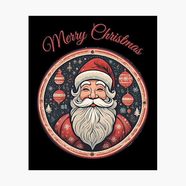 Item preview, Christmas Retro Santa Claus designed and sold by CherryKaJa.