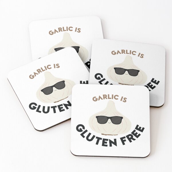Item preview, "Garlic is Gluten-free" t shirt design series designed and sold by MyGluteesFree77.