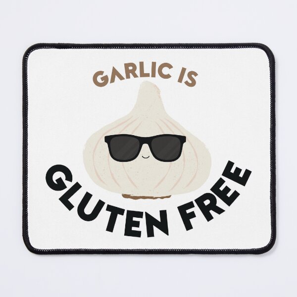 Item preview, "Garlic is Gluten-free" t shirt design series designed and sold by MyGluteesFree77.