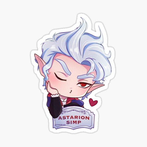 Astarion Simp Sticker