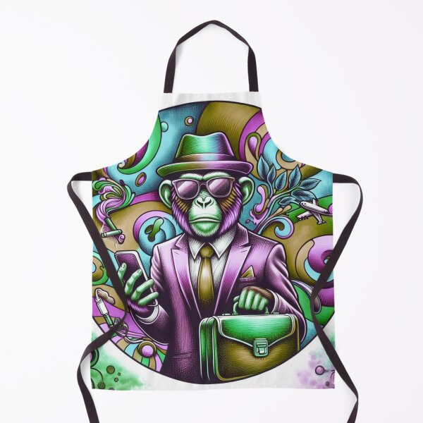 Item preview, Monkey in business designed and sold by Osher-BioArt.