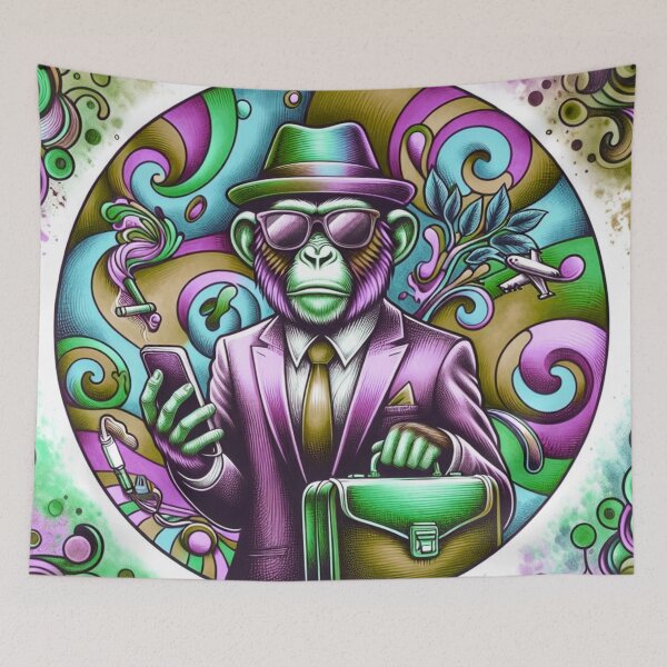 Item preview, Monkey in business  designed and sold by Osher-BioArt.
