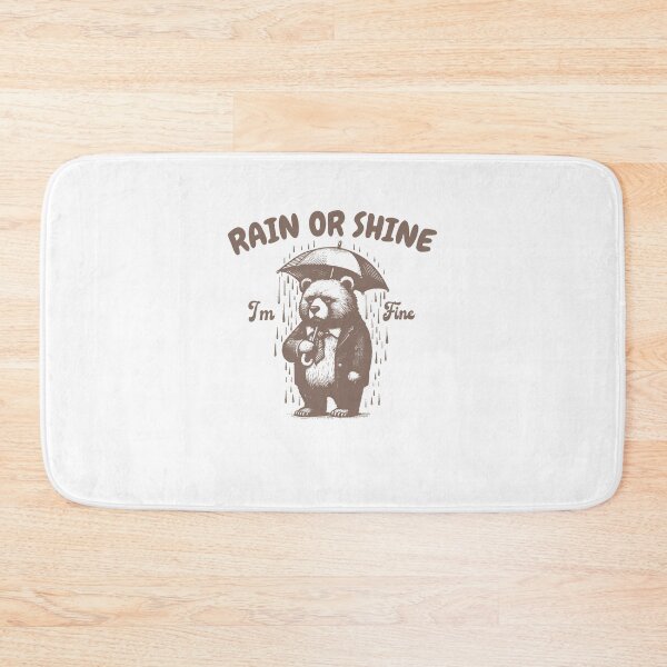 Artikelvorschau, Rain or Shine BearLustiger Bär mit Regenschirm entworfen und verkauft von LoveMingle.