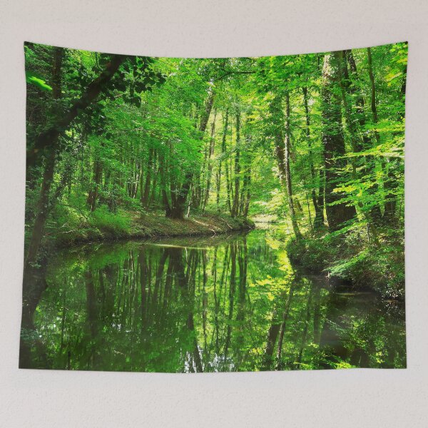Item preview, Green Tree Waterway in the Spree Forest designed and sold by KaSaPo.