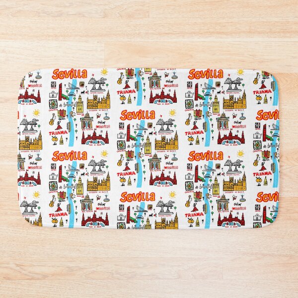 Item preview, Sevilla / Seville, Spain illustration designed and sold by Traveldrawings.