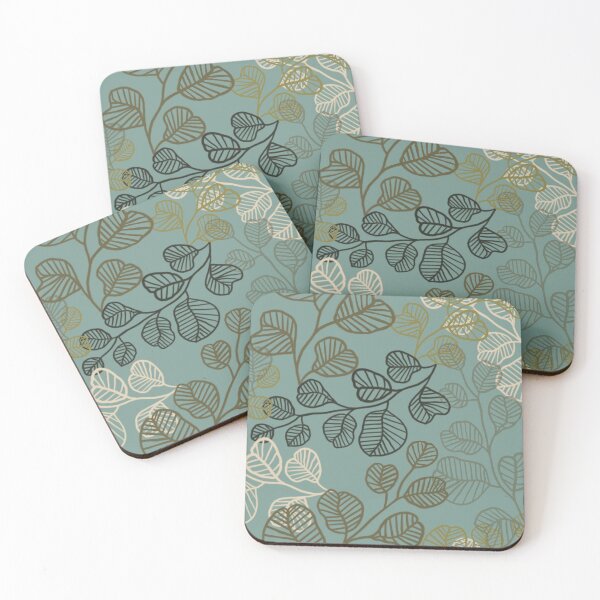 Item preview, Flourishing Leafy Silhouettes of Gentle Serenity HD L 1 designed and sold by MizFlaire.