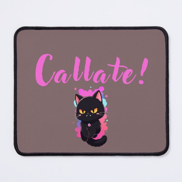 Item preview, shut up funny spanish cat illustration adorable animal designed and sold by La Loca.