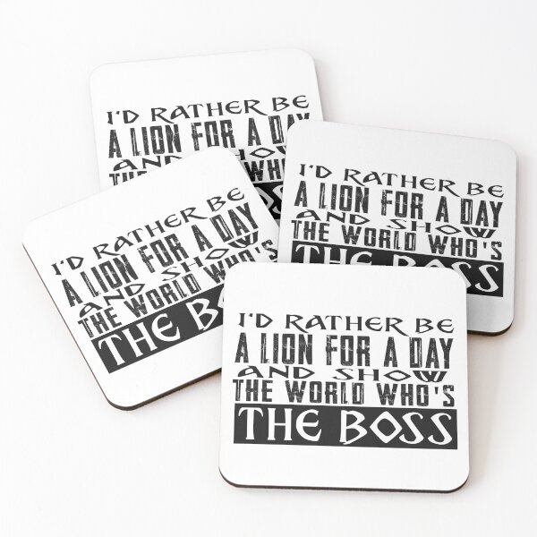 Item preview, I'd rather be a lion for a day designed and sold by AdrianShirt.