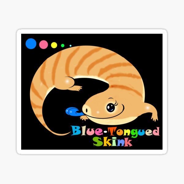 Item preview, Cute, Blue-tongued Skink designed and sold by Shirley cute art .